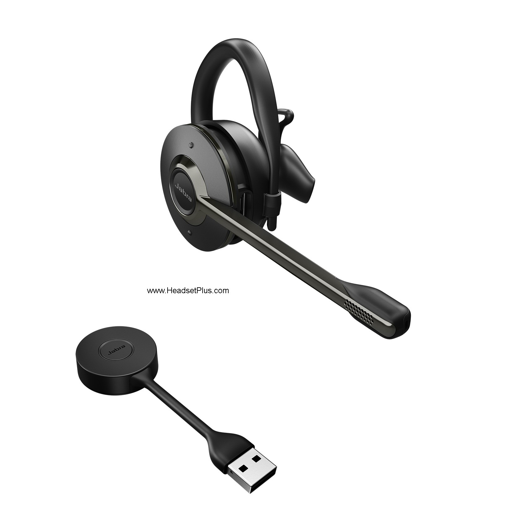 jabra engage 55 ms convertible dect usb-a wireless headset teams icon view